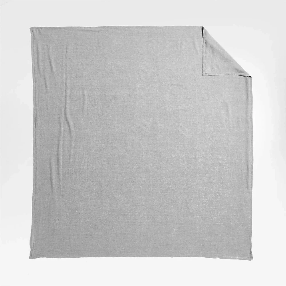 Crate&Barrel Linen Duvet Cover